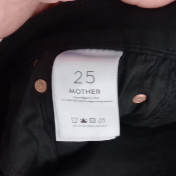 Mother black denim jeans size 25 THE TRIPPER - Picture 4 of 7